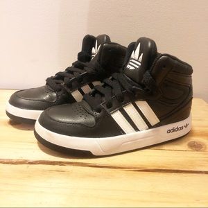 adidas Kids Sneakers Black and White Size 9
